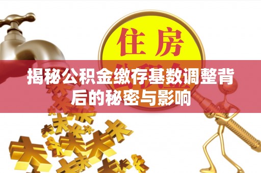 管城揭秘公积金缴存基数调整背后的秘密与影响